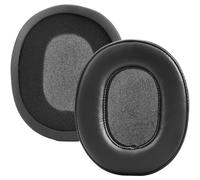 EXTRWORY Almohadillas de repuesto para auriculares Sony MDR-MV1 MDR-MV2 MDR-M1 MDR-M1ST con almohadillas de piel de proteína, color negro, para uso audiófilo