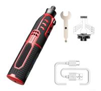 EXTRWORY Amoladora eléctrica de cadena, 4,2 V, velocidad sin carga de 5000-2200 r/min, afila tu motosierra, alimentado por batería