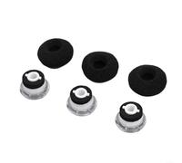 EXTRWORY Auriculares de silicona de repuesto, para Plantronics para VOYAGER para auriculares LEGEND UC, negro y transparente (D)