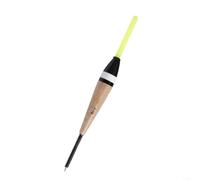 EXTRWORY Balsa - Juego de 5 flotadores de pesca de 2 g, 3 g, 4 g, forma alargada, para agua abierta, detección de poca luz, amarillo y rojo (3 g)
