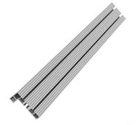 EXTRWORY Barra ingletadora de aluminio tipo 75, ranura en T, soporte deslizante, 300 - 600 mm, para proyectos de carpintería, CNC, sierra de mesa, mesa de fresado, etc. (600 mm)