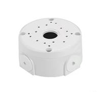 EXTRWORY Caja de conexiones de base profunda para cámaras CCTV, carcasa de gestión de cables de metal, soporte de aleación de aluminio resistente a la intemperie para cámara de seguridad domo