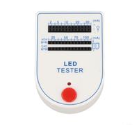 EXTRWORY Caja de prueba portátil del probador del LED, para 2-Pin y 4-Pin LED 2mA a 150mA blanco
