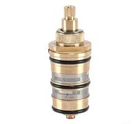 EXTRWORY Cartucho de válvula termostática de cobre para control de temperatura de baño de ducha con construcción de latón y ajuste preciso 35-45 ° C (1)