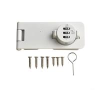 EXTRWORY Cerradura de combinación de 3 dígitos para puerta de gabinete, cajón, armario, pestillo de cerrojo de perilla de giro sin llave, cerradura de seguridad de aleación de zinc de hierro para