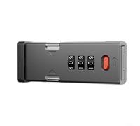 EXTRWORY Cerradura de perno de contraseña para puertas correderas de balcón y habitaciones Cerradura de seguridad ajustable de 90 grados (C)