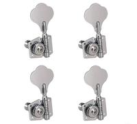 EXTRWORY Clavijas de afinación abiertas para bajo eléctrico, 4R/4L/2R2L, cabezales de máquina de trabajo para bajos J/B, piezas de repuesto para músicos (4L)