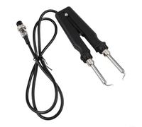 EXTRWORY Doble mango de pinza de soldador para 902 ESD para SMD Alicates de calentamiento rápido con diseño de codo especial para reparación de placas de circuito, taller de electrónica