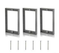 EXTRWORY Extensor de caja de salida de una sola banda de 1/4 pulgadas, para interruptores de pared y enchufes, material ABS, fácil montaje, proyecto de reparación eléctrica, azul, 93 x 56 x 3 cm