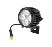 EXTRWORY Faro delantero LED lámpara para Kukirin para G2 Pro para G2 ProDB para G2 Max Scooter eléctrico impermeable a prueba de golpes negro para conducción nocturna viajeros