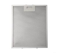 EXTRWORY Filtro plateado 340X270x9m m de la capilla de la gama de la malla del metal 5 trampas aluminizadas de la grasa para la circulación y el retiro del aire de la cocina