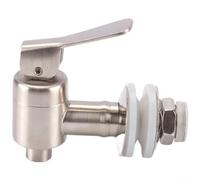 EXTRWORY Grifo de cubo de vino de acero inoxidable con filtro desmontable para tarro de vidrio y dispensador de bebidas, material 304 para uso en fiestas de bar en casa, plata (A)