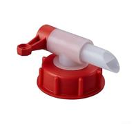 EXTRWORY Grifo de vertido estándar DIN51 o DIN61, dispensador de flujo aerodinámico para tambores de plástico para mejorar la continuidad del flujo durante las operaciones de llenado (1 unidad DN61)