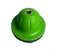 EXTRWORY Herramienta de cepillo de limpieza de 150 mm con disco de lijado de carburo de silicio para pulido de llantas de coche, ingeniería mecánica, hogar (verde)