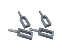 EXTRWORY Herramienta de torsión de alambre para taladro, torcidos de alambre de vástago hexagonal de aleación de acero de 1/4 pulgadas para cables de extensión electricista valla construcción crimpado