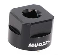 EXTRWORY Herramienta extractora de pernos de manivela de bicicleta para SRAM para DUB M30, llave de extracción autoextraíble para mantenimiento de bicicletas, aleación de aluminio plateado negro para