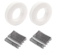 EXTRWORY Juego de anillos de cepillo de escalada para limpiador de piscina para modelos TRITON Plus DX5 M400, piezas de repuesto PVA para limpieza de paredes de material TPU (4 piezas)