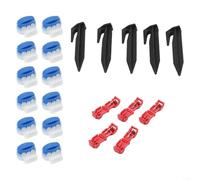 EXTRWORY Juego de conectores de cable para conectores de cable eléctrico, engarzados rellenos de gel para cortacésped robótico, aplicaciones de riego, reparación de cables de límite