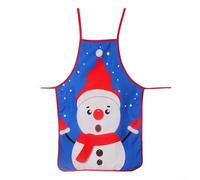 EXTRWORY Juego de delantal de Navidad para niños y adultos con 4 diseños navideños, elfos, renos, muñecos de nieve, escenas familiares, cocina, cocina, hornear, 50 x 70 cm