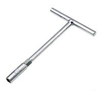 EXTRWORY Juego de llaves de vaso con mango en T métricas hexagonales de 8 mm, 10 mm, 12 mm, 13 mm, manga compacta, construcción de hierro, agarre ergonómico, plateado para reparaciones mecánicas