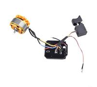 EXTRWORY Juego de rotor de motor dividido, para Dayi 2106 161 169 sin escobillas para llave de impacto, incluyendo placa de accionamiento e interruptor, 21 V Max Power Mantenimiento profesional
