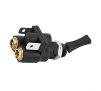 EXTRWORY K295-362-1 Neumático eléctrico para interruptor de válvula TOGGLE, para Peterbilt, para Kenworth Heavy Duty Truck Air Control Paddle Black ABS Material Aplicación industrial