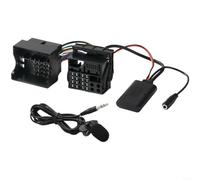 EXTRWORY Kit de audio inalámbrico, para Ford 5000C 6000CD para radios SONY incluyendo auriculares con cable y micrófono compatible con Focus MK2 Fiesta MK6 para MONDEO MK3 MK4 C-Max Fusion Negro (B)