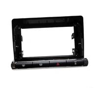 EXTRWORY Kit de fascia de navegación para Android de 9 pulgadas para Citroën C3 2023, marco de montaje de tablero de ajuste bajo y alto (especificaciones altas)