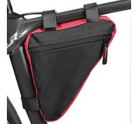 EXTRWORY Kit de herramientas triangular para ciclismo, bolsa debajo del asiento, para tela D de fácil montaje, para ciclistas de viaje MTB azul (talla única roja)