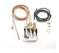 EXTRWORY Kit de montaje de quemador piloto de chimenea de gas propano con termopar para reemplazo de encendido de calentador, construcción de acero inoxidable, calefacción interior al aire libre, uso