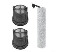 EXTRWORY Kit de repuesto de filtros HEPA para aspiradora MOVA X4 Pro Wet Dry Vacuum Cleaner Main Side Brush Bar Attachment Plastic Nylon Lint Filter Paper (A)
