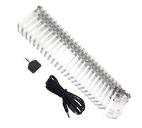 EXTRWORY KS25 - Kit de analizador de música LED para espectro, medidor VU de 16 segmentos con 8 modos de visualización, visor de audio acrílico DIY para monitoreo de nivel de sonido, aficionado a la