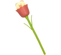 EXTRWORY Luz nocturna de tulipán de silicona recargable por USB con 3 niveles de brillo, lámpara de escritorio flexible con cuello de cisne para leer, decoración de dormitorio, habitación de niños