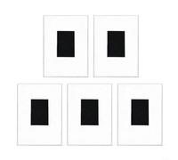 EXTRWORY Marco de fotos magnético acrílico para 4 x 6 y 5 x 7 pulgadas, diseño minimalista transparente moderno con respaldo suave, pantalla deslizante para decoración de oficina, blanco, paquete de 5
