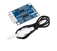 EXTRWORY Módulo de sensor de sólidos disueltos totales 0-1000ppm Kit de detección de calidad del agua con salida de señal analógica para Arduino DIY hidroponía acuario monitoreo azul 2 unids