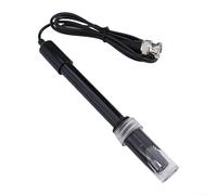 EXTRWORY Módulo sensor de sonda de electrodo de pH BNC para Arduino, detección precisa de valor de pH líquido con conector BNC para acuario hidropónico de calidad de agua (negro)