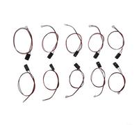 EXTRWORY Paquete de 5 módulos de sensor de haz de rotura IR, interruptor fotoeléctrico LED de 3 mm para control industrial Arduino Robotics (50 cm)