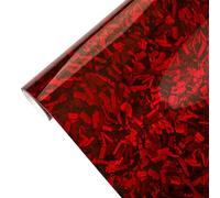 EXTRWORY Película de vinilo de fibra de carbono Ged de 150 para x 30 cm, tecnología de canal de aire autoadhesiva, para modificación interior del automóvil (rojo)
