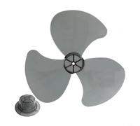 EXTRWORY Piezas de repuesto para ventilador de pie de 16 pulgadas o ventilador de mesa,Hoja de ventilador de plástico para el hogar tres hojas con cubierta de tuerca para,ventiladores de pie,Bajo