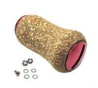 EXTRWORY Pomo de potencia de pesca para Daiwa para Stella para Stradic Fishing Reel Handle Knob Reemplazo de goma de corcho Grip Baitcasting y modelos de giro negro (rojo)