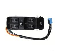 EXTRWORY Power Master - Interruptor de ventana para Mercedes W203 C230 C240 C320 2001-2007, color negro