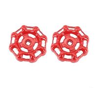 EXTRWORY Rueda de mano de hierro fundido de repuesto para válvulas de compuerta y globo, accesorio de fontanería de 9 x 9 mm, compatible con válvulas de cobre