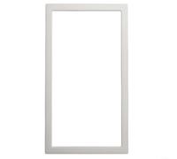 EXTRWORY Sello de fibra refractaria para MCZ estufa 174x360x4mm Junta de aislamiento resistente a altas temperaturas blanca para solapa de chimenea