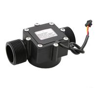 EXTRWORY Sensor de flujo de agua ZJ-DN32, forIrrigation Systems Medidor de flujo de medición de líquidos industriales con tecnología de efecto Hall