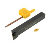 EXTRWORY Soporte de herramientas de torneado CNC SDJCR1212H07 con inserto de carburo y llave, barra de perforación de acero para trabajo de metal semiacabado y acabado, hoja de alta dureza para