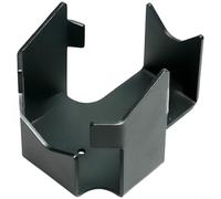 EXTRWORY Soporte de hierro plateado para portafiltro de café para cestas de 51, 53, 54, 58 mm, base antideslizante para máquina de espresso, almacenamiento compacto en escala para barista Home Cafe