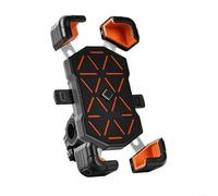 EXTRWORY Soporte de teléfono para bicicleta resistente con agarre de cuatro garras, para navegación estable ABS y PC, construcción de 144 x 77 x 3 cm, para ciclistas al aire libre (A)