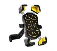 EXTRWORY Soporte de teléfono resistente para bicicleta con agarre de cuatro garras, para navegación estable ABS y PC, construcción de 144 x 77 x 3 cm, para ciclistas al aire libre (G)