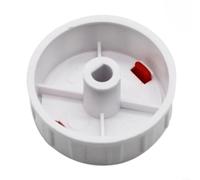 EXTRWORY Tapa de perilla de interruptor de termostato para calentador de aceite eléctrico, eje D, eje redondo, botón de control de plástico de 40 mm, fijación de electrodomésticos (1 pieza en forma de