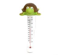 EXTRWORY Termómetro flotante para piscinas con cuerda atada, pantalla de temperatura dual en diseño impermeable F y C (1 unidad)